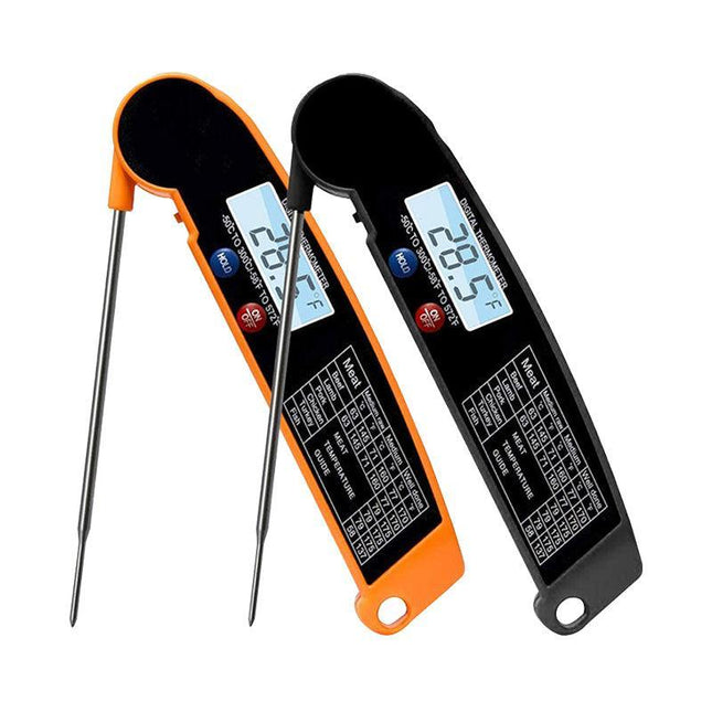 Foldable Digital Thermometer Probe Temperature Kitchen Cooking Food Bbq Meat Jam - Aimall