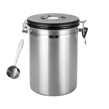 Coffee Powder Sealed Jar Airtight Storage Container for Kitchen Tea Sugar Beans