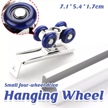 4 Small Swivel Caster Wheels Set For Cart Furniture Cabinet Trolley Tool Use