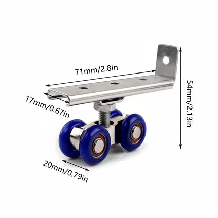 4 Small Swivel Caster Wheels Set For Cart Furniture Cabinet Trolley Tool Use