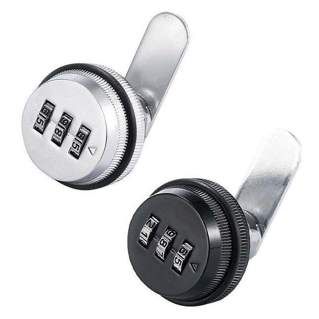 3 Digital Code Combination Cam Lock Furniture Post Mail Box Cabinet Locker Safe - Aimall