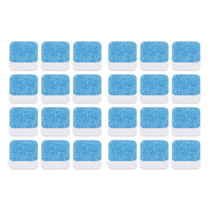 24PCS Effervescent Tablets Washing Machine Cleaner Deep Stain and Odor Removal