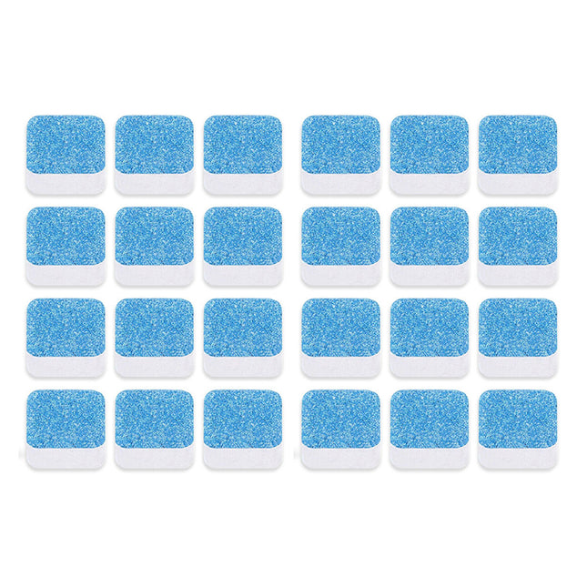 24PCS Effervescent Tablets Washing Machine Cleaner Deep Stain and Odor Removal