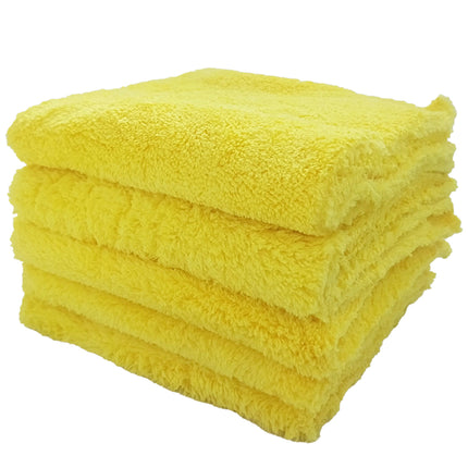 10PCS Microfiber Cleaning Cloths Car Detailing Towels Polishing Rags No Scratch