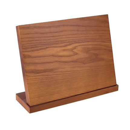 Wooden Magnetic Knife Holder Kitchen Counter Storage Rack Multi Functional Block