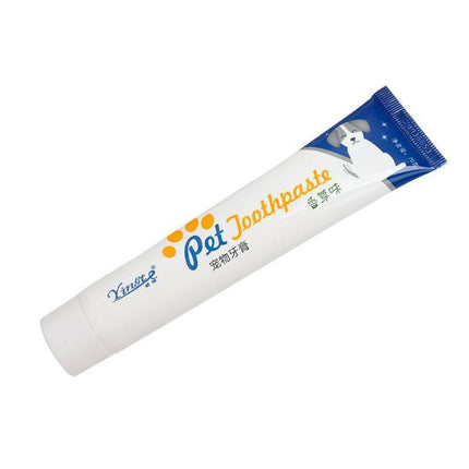 Vanilla-Flavored Edible Toothpaste for Dogs - Oral Care & Fresh Breath - Aimall