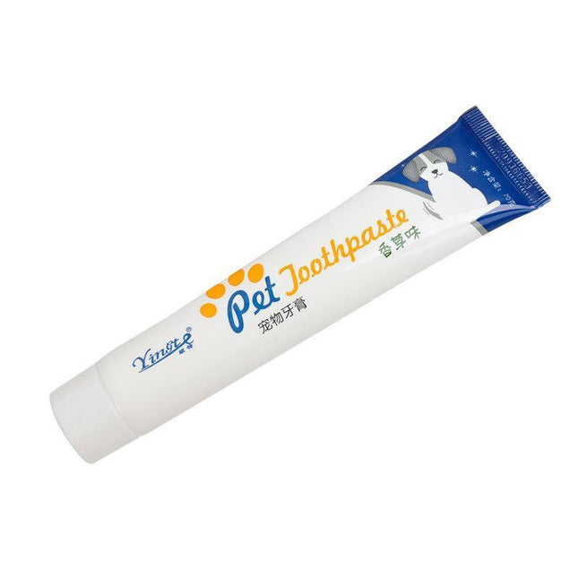 Vanilla-Flavored Edible Toothpaste for Dogs - Oral Care & Fresh Breath - Aimall
