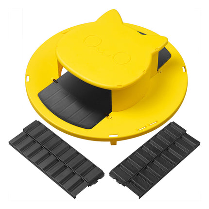 Flip Lid Bucket Rat Trap with Ramp Auto Reset Reusable Mouse Catcher No Bucket