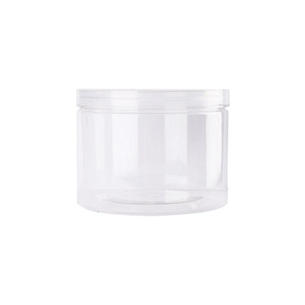 Wide Mouth Plastic Food Bottles 50pcs Transparent Sealed Storage Tanks Container