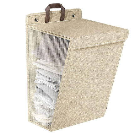 Foldable Laundry Basket Wall Mounted Clothes Storage Basket Household Organizer