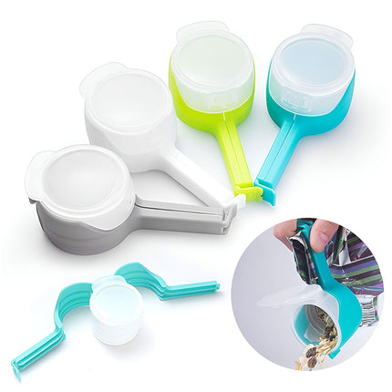 4 PCS Food Freshness Sealing Clip Moisture Proof Airtight for Food Storage
