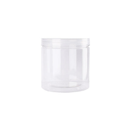 Wide Mouth Plastic Food Bottles 50pcs Transparent Sealed Storage Tanks Container