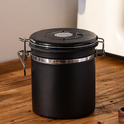 Coffee Powder Sealed Jar Airtight Storage Container for Kitchen Tea Sugar Beans