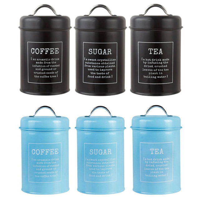 3PCS Sealed Storage Canister Set Milk Powder Coffee Container Kitchen Organizer