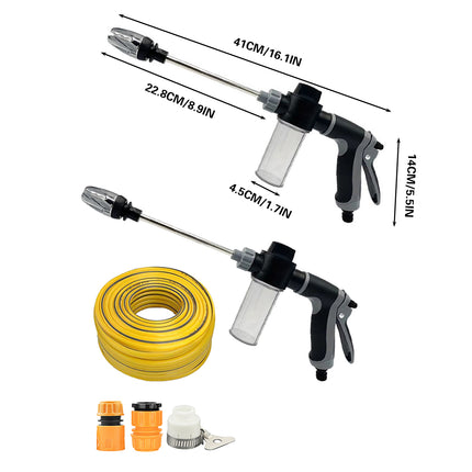 High Pressure Long Pole Water Spray Nozzle Household Car Wash Cleaning Sprayer