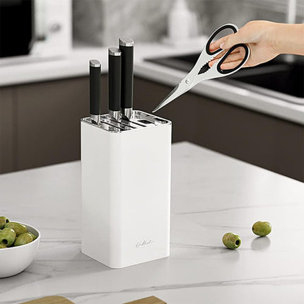 Kitchen Knife Storage Rack Plastic Multi Functional Holder for Knives Scissors