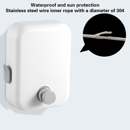 Invisible Clothesline Indoor Drying Rope Wall Mounted Laundry Retractable Line
