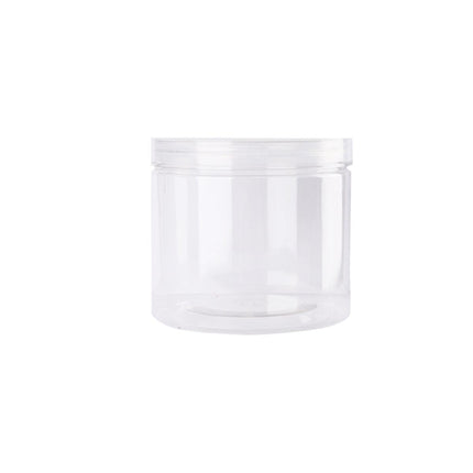 Wide Mouth Plastic Food Bottles 50pcs Transparent Sealed Storage Tanks Container