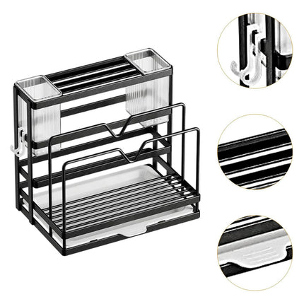 Kitchen Knife Rest Rack Universal Model Stainless Steel Wall-mounted Pot Holder