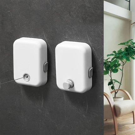 Invisible Clothesline Indoor Drying Rope Wall Mounted Laundry Retractable Line