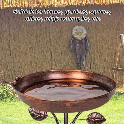 Outdoor Garden Bird Feeder Hanging Water Dispenser for Patio Balcony Wild Birds