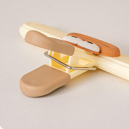 6pcs Plastic Clip Seal Food Snack Clip Sealer Bag Clips for Kitchen Storage