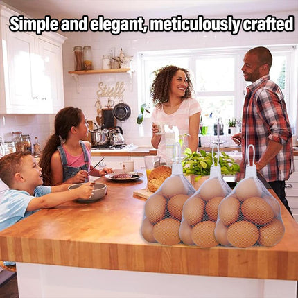 100pcs Nylon Mesh Bag Egg Storage Close Eye Plastic Mesh for Fruits Vegetables