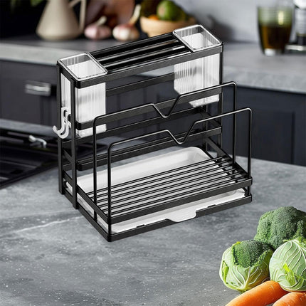 Kitchen Knife Rest Rack Universal Model Stainless Steel Wall-mounted Pot Holder