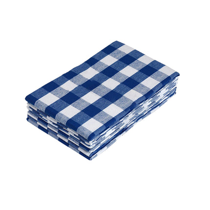 6PCS Checkered Kitchen Towels Dishwashing Cloths Cleaning Cloth Set for Home Use