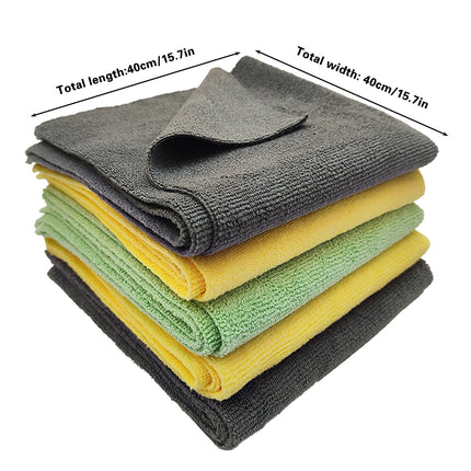 20 PCS Microfiber Car Cleaning Towel Polishing Thick Absorbent Detailing Cloth