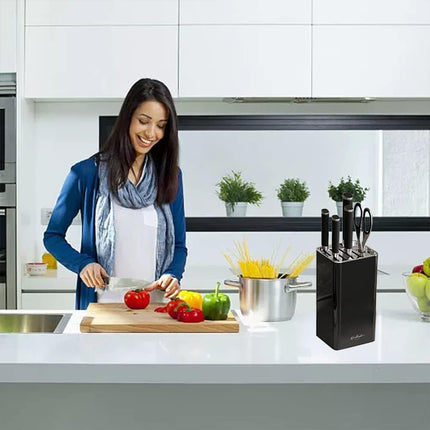 Kitchen Knife Storage Rack Plastic Multi Functional Holder for Knives Scissors