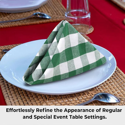 6PCS Checkered Kitchen Towels Dishwashing Cloths Cleaning Cloth Set for Home Use