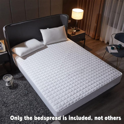Hotel Mattress Protector Bed Top Cover Waterproof Fitted Sheet Bedroom Hygiene