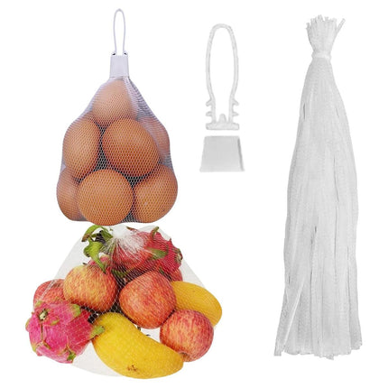100pcs Nylon Mesh Bag Egg Storage Close Eye Plastic Mesh for Fruits Vegetables
