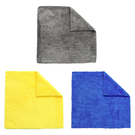 10PCS Microfiber Cleaning Cloths Car Detailing Towels Polishing Rags No Scratch
