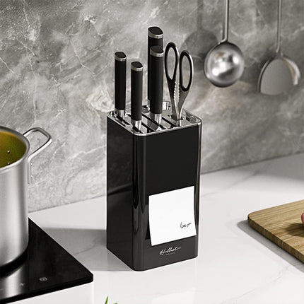 Kitchen Knife Storage Rack Plastic Multi Functional Holder for Knives Scissors