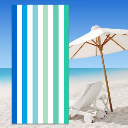 Beach Towel Striped Design Summer Bath Sheet Large Size Soft Quick Dry Blanket