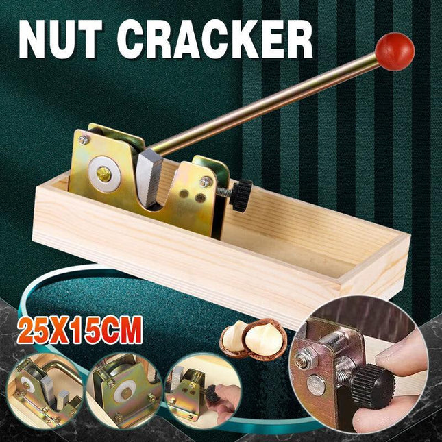 Macadamia Opener Peeling Machine Walnut Tool Nut Cracker Handle Multipurpose Au - Aimall