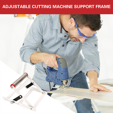 Adjustable Cutting Machine Support Frame Table Saw Stand Roller Support 2pcs
