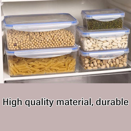 3PCS Clear Airtight Food Storage Containers Refrigerator Freezer Pantry Box