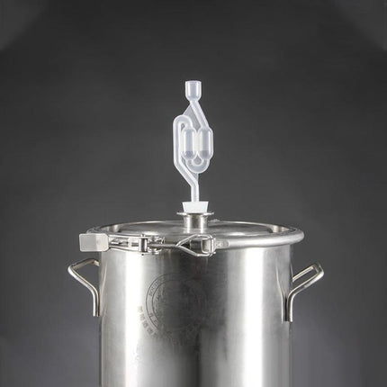 2Pcs Fermenter Airlock S Bubble Type Air Lock With Grommet Home Brew Beer Wine - Aimall