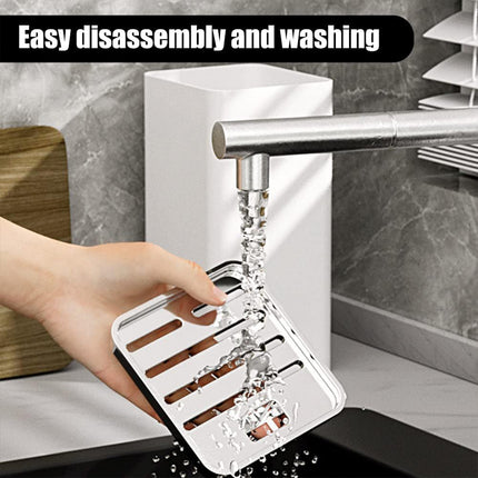 Kitchen Knife Storage Rack Plastic Multi Functional Holder for Knives Scissors