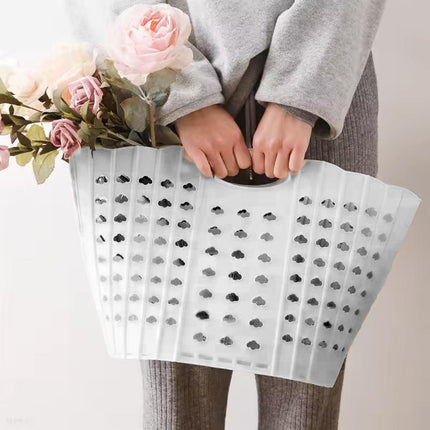 Portable Folding Laundry Basket Storage Basket for Clothes Toy Organizing Bucket