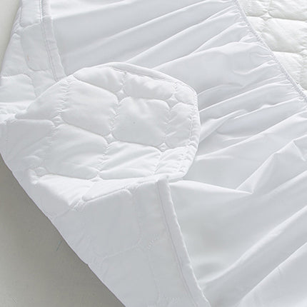 Hotel Mattress Protector Bed Top Cover Waterproof Fitted Sheet Bedroom Hygiene