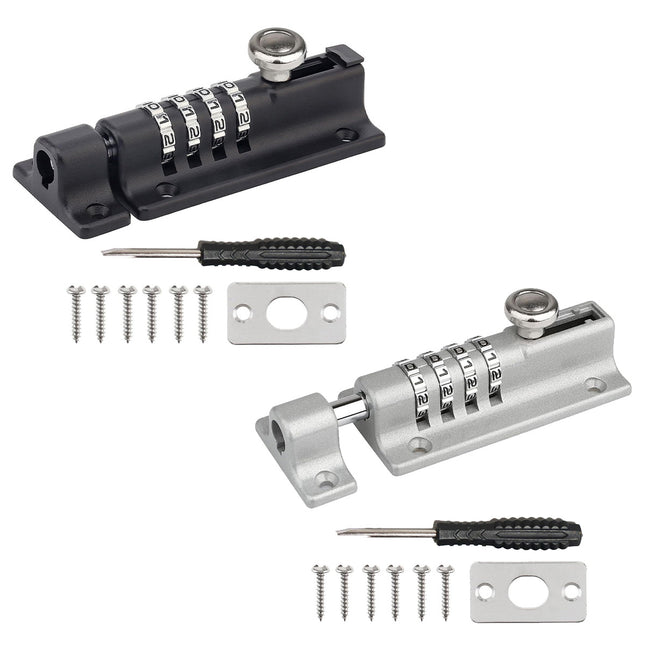 Waterproof Cipher Door Lock Heavy Duty Bolt Outdoor Security Anti Theft Catch