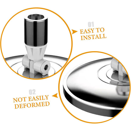 Replacement Stainless Steel Mop Head for Floor Cleaning Durable Mop Refill Head