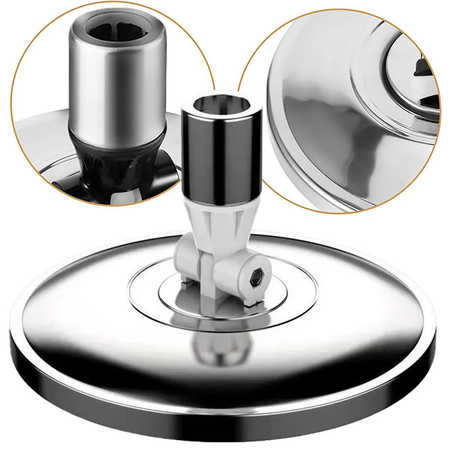 Replacement Stainless Steel Mop Head for Floor Cleaning Durable Mop Refill Head