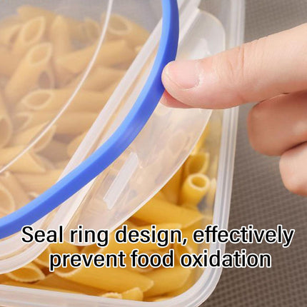 3PCS Clear Airtight Food Storage Containers Refrigerator Freezer Pantry Box