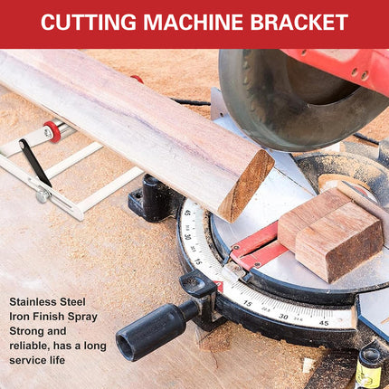 Adjustable Cutting Machine Support Frame Table Saw Stand Roller Support 2pcs