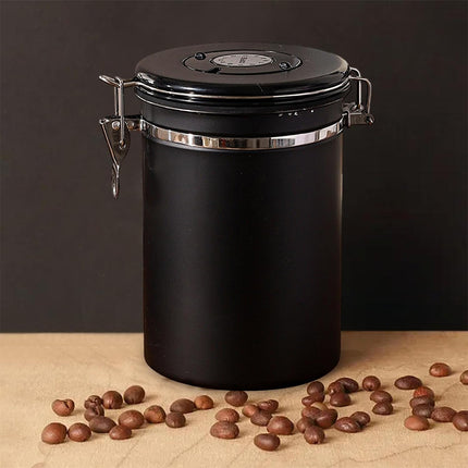 Coffee Powder Sealed Jar Airtight Storage Container for Kitchen Tea Sugar Beans